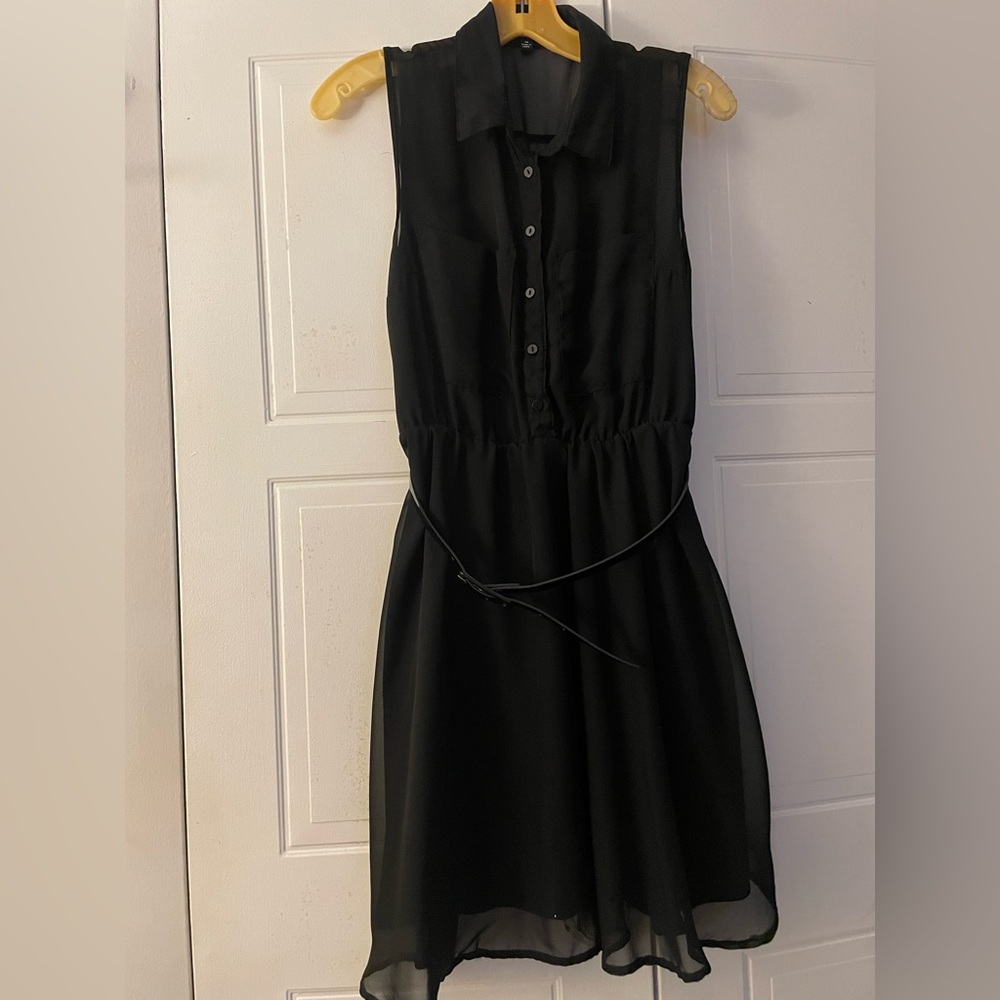 Black Sheer Dress